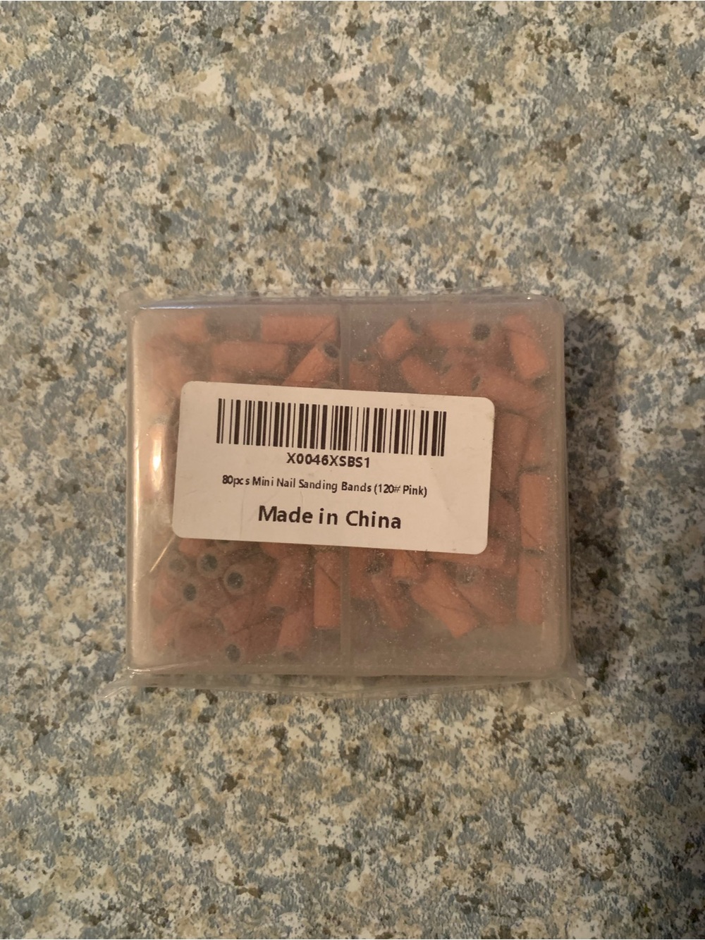 120 Grit Small Sanding Bands for Nail Drill, 80pcs Mini Sanding Bands with 3.1mm